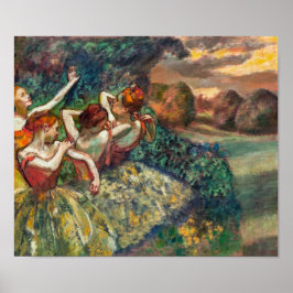 Póster Cuatro bailarinas | Edgar Degas |