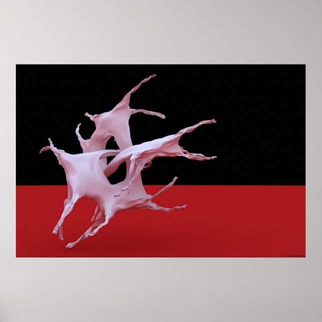 Póster Cuatro caballos (Frente)