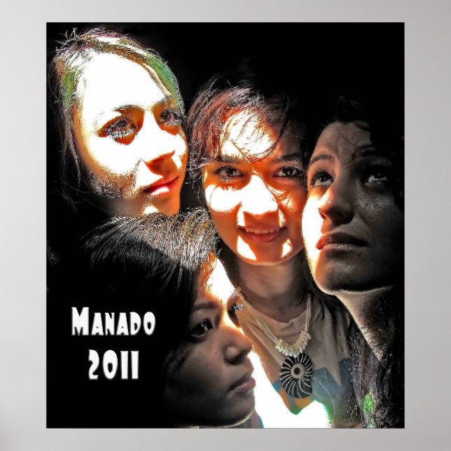 Póster Cuatro Chicas de Manado (Frente)