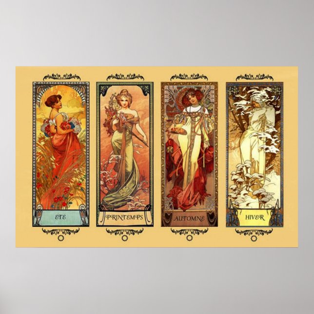 Póster Cuatro estaciones (Frente)