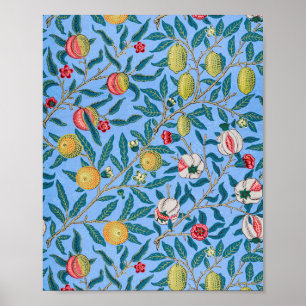 Póster Cuatro frutas, William Morris