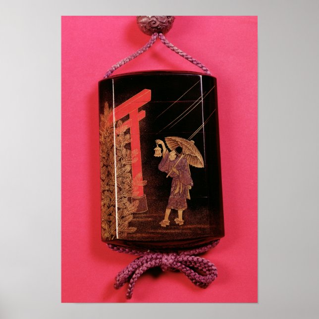 Póster Cuatro fundas en la entrada que representan a un h (Frente)