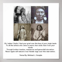 Cuatro grandes jefes con verso