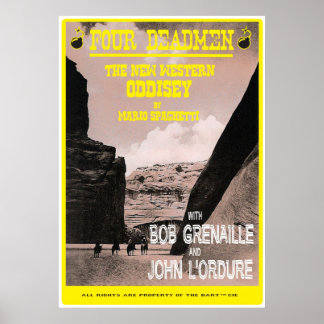 Póster Cuatro hombres muertos