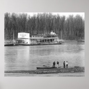 Póster Cuatro hombres y un ferry: 1936
