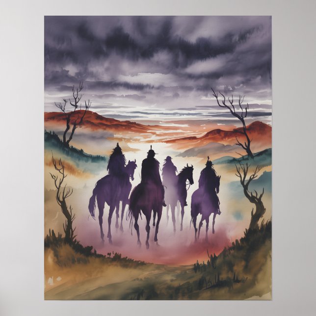 Póster Cuatro Jinetes (Frente)