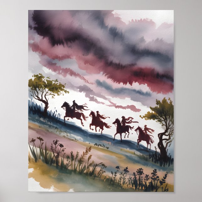 Póster Cuatro Jinetes al Amanecer (Frente)