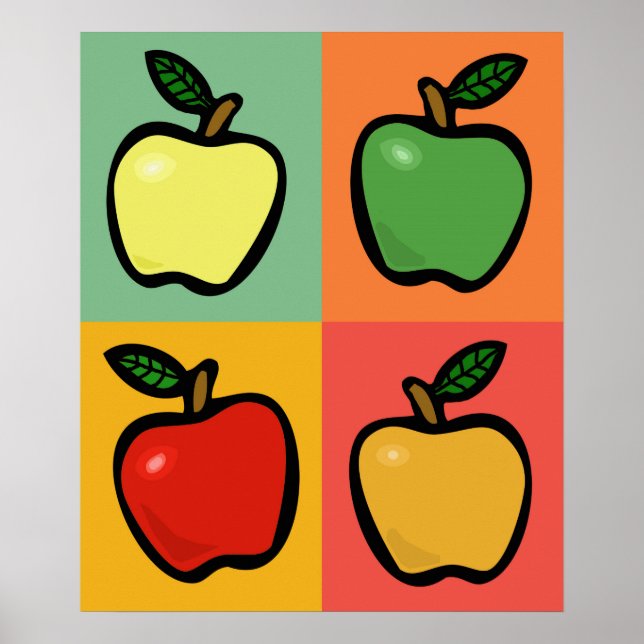 Póster Cuatro Manzanas (Frente)
