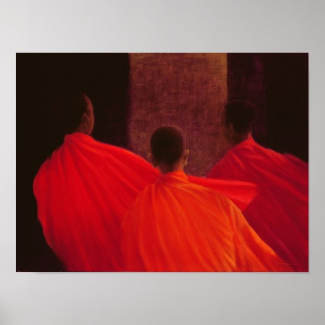 Póster Cuatro monjes (Frente)