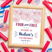¡Cuatro Siempre Libres! Fiesta de Cumpleaños del 4