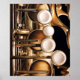 Póster Cuatro teclas