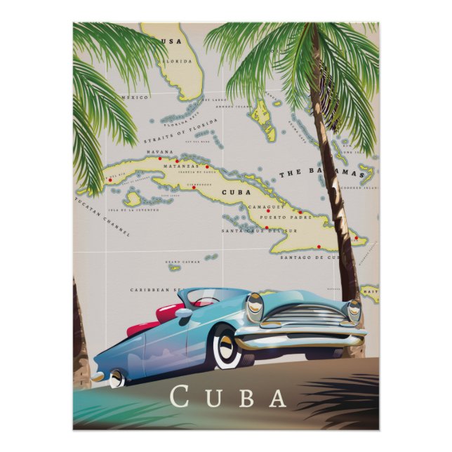 Póster Cuba (Anverso)