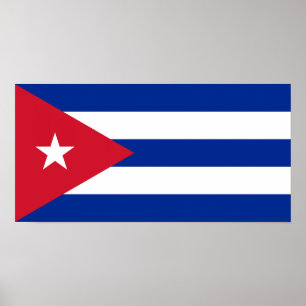 Póster Cuba – Cuban Flag