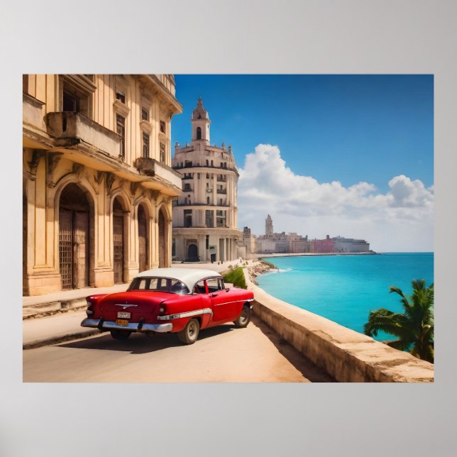 Póster Cuba de La Habana (Frente)