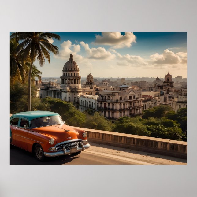Póster Cuba de La Habana (Frente)