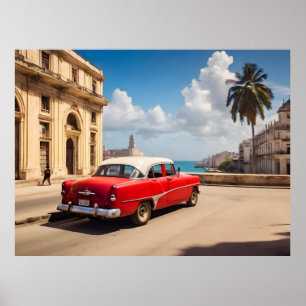 Póster Cuba de La Habana