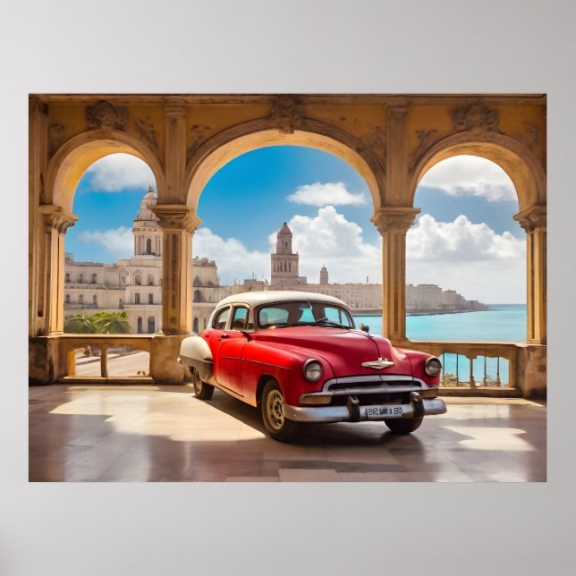 Póster Cuba de La Habana (Frente)
