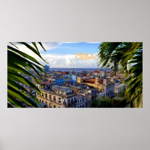 Póster Cuba Havana