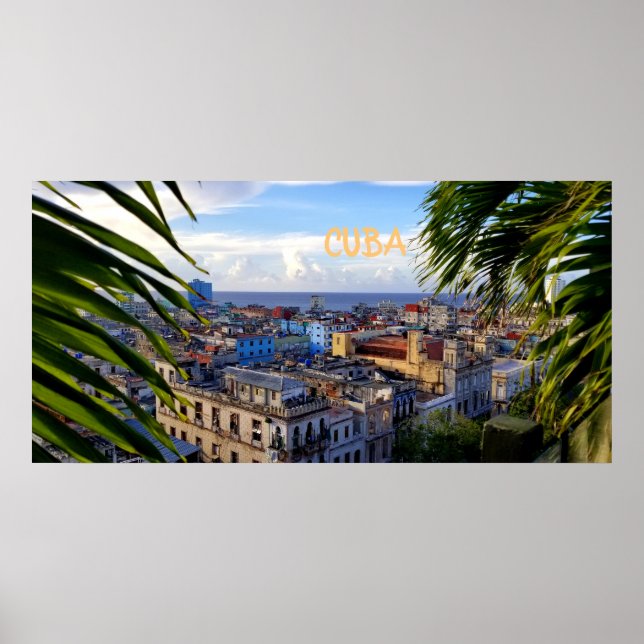 Póster Cuba Havana (Frente)