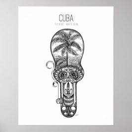 Póster Cuba Nación tóxica