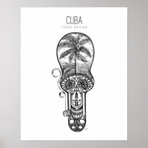 Póster Cuba Nación tóxica