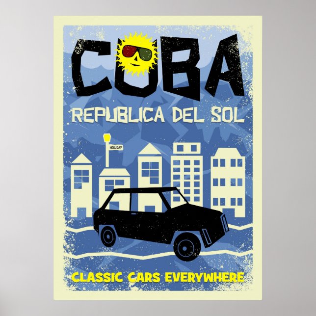 Póster Cuba - República del Sol (Frente)