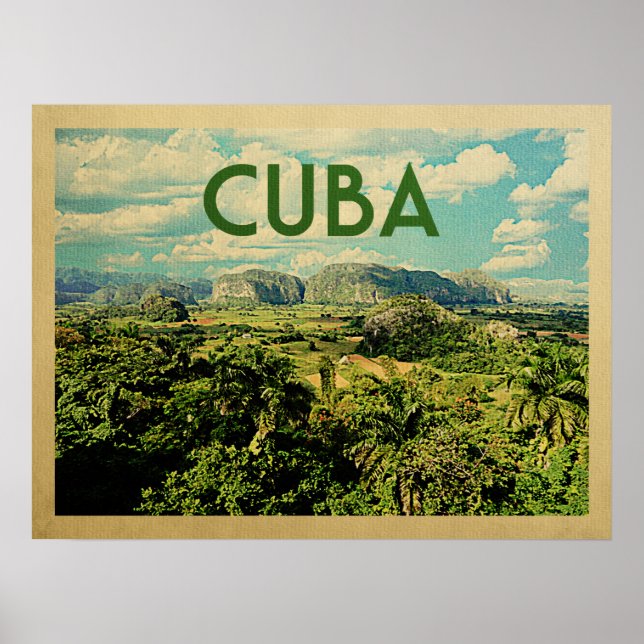 Póster Cuba Viaje de época (Frente)