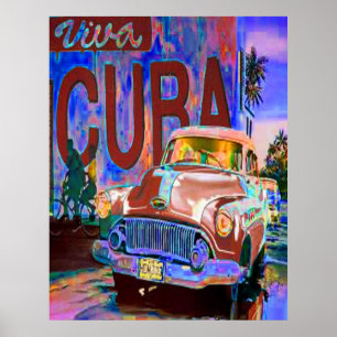 PÓSTER CUBAN BUICK