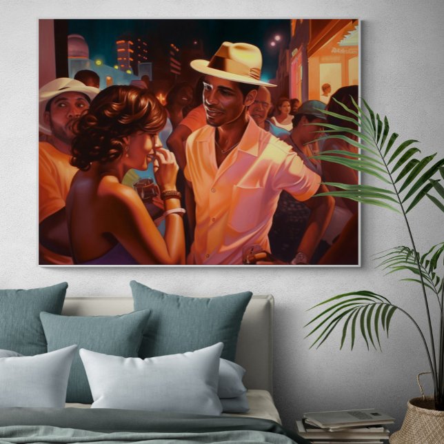 Póster Cubanos hablan de pintura nocturna en Miami (Subido por el creador)