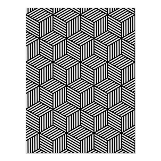 Póster Cube Lines (Anverso)