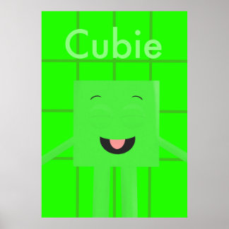 Póster Cubie Cubester