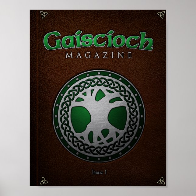 Póster Cubierta 1 de la revista Gaiscioch (Frente)