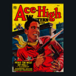 Póster Cubierta 3 de la revista Ace High<br><div class="desc">Ace High Magazine Cover - fue creada en 1948.</div>