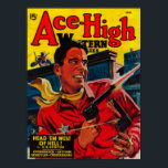 Póster Cubierta 3 de la revista Ace High<br><div class="desc">Ace High Magazine Cover - fue creada en 1948.</div>