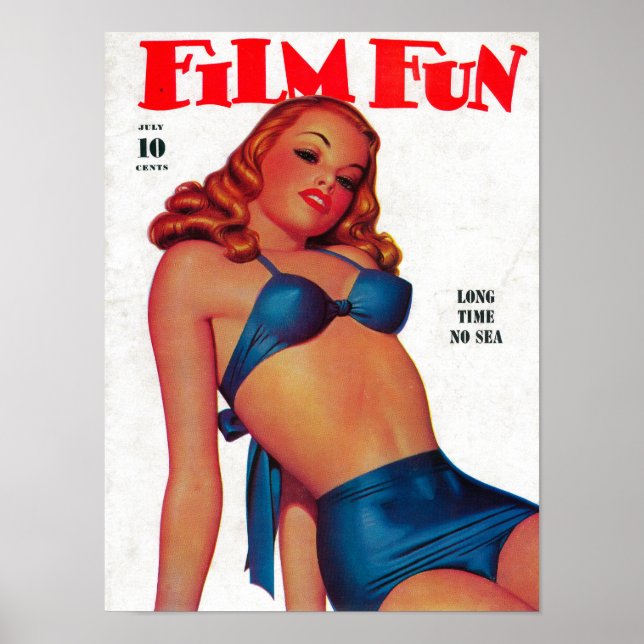 Póster Cubierta 4 de la revista Film Fun (Frente)