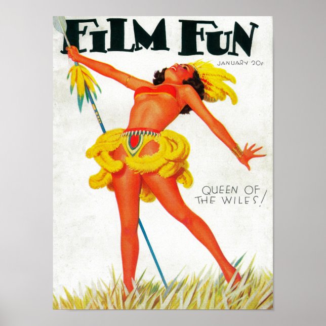 Póster Cubierta 5 de la revista Film Fun (Frente)