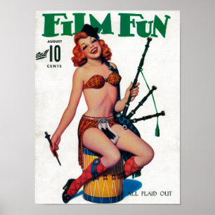 Póster Cubierta 8 de la revista Film Fun