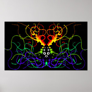 Póster Cubierta arcoiris
