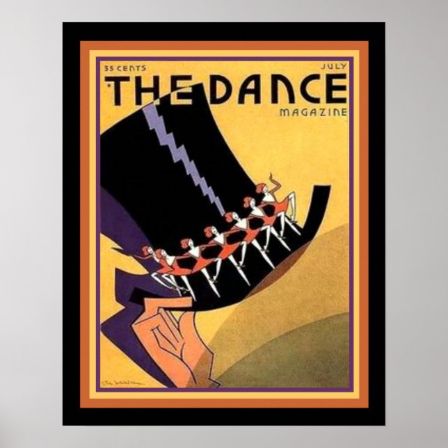 Póster Cubierta Art Deco "The Dance" (años 1920) 16 x 20 (Frente)