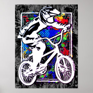 Póster Cubierta Bmx iPad colorida - Bicicleta Bmx - Bicic