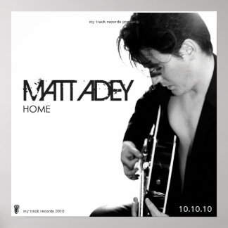 PÓSTER CUBIERTA DE ÁLBUM 'HOME' MATT ADEY