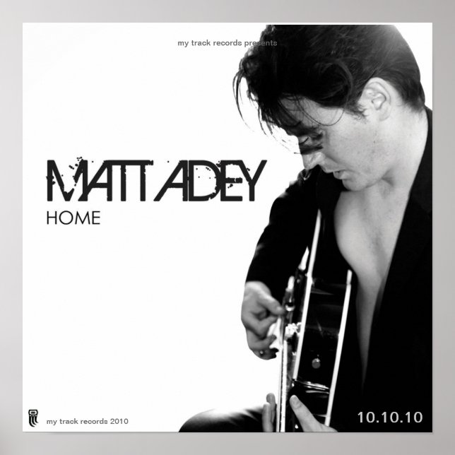 PÓSTER CUBIERTA DE ÁLBUM 'HOME' MATT ADEY (Frente)