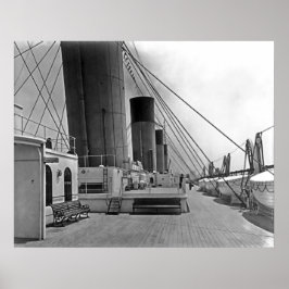 Póster Cubierta de barco