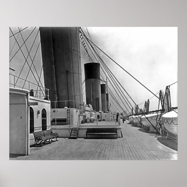 Póster Cubierta de barco (Frente)