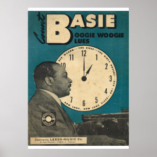 Póster Cubierta de Count Basie de la partitura