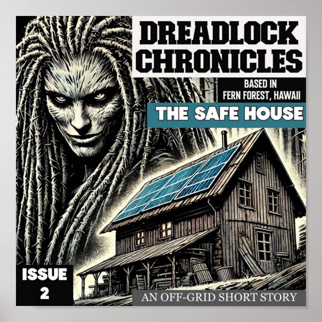 Póster Cubierta de edición 2 de Safe House DreadLock (Frente)