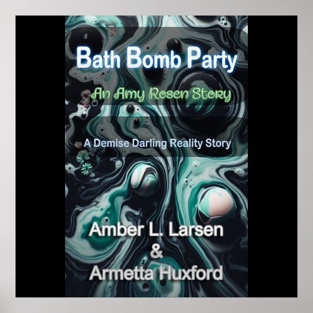 Póster Cubierta de Fiesta de Bombas de Baño (Frente)