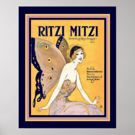 Póster Cubierta de hoja Art Déco "Ritzi Mitzi" Imprimir 1