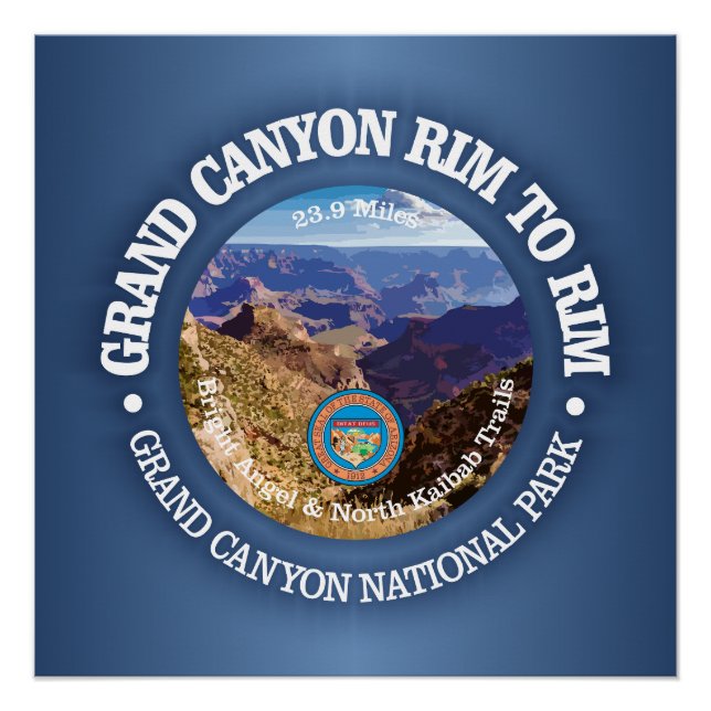 Póster Cubierta del Gran Cañón a la cuenca (ª) (Anverso)