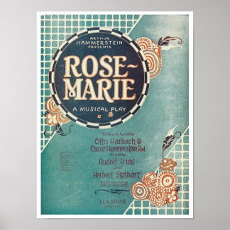 Póster Cubierta del libro de canciones de la obra musical